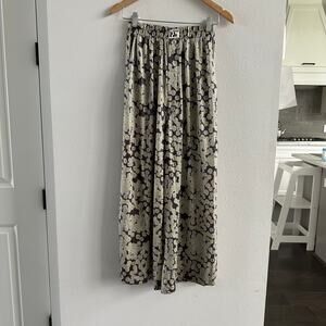 Natasha Zinko wide pants with printed daisies Size XS